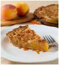 Caramel Peach Pie