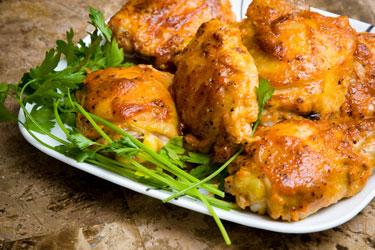 Baked Chicken with Georgia Peaches